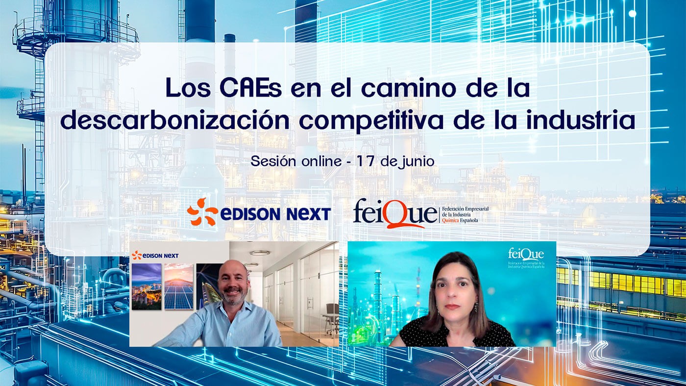 Edison Next's model for cost-effective decarbonization takes center stage in Feique's webinar.