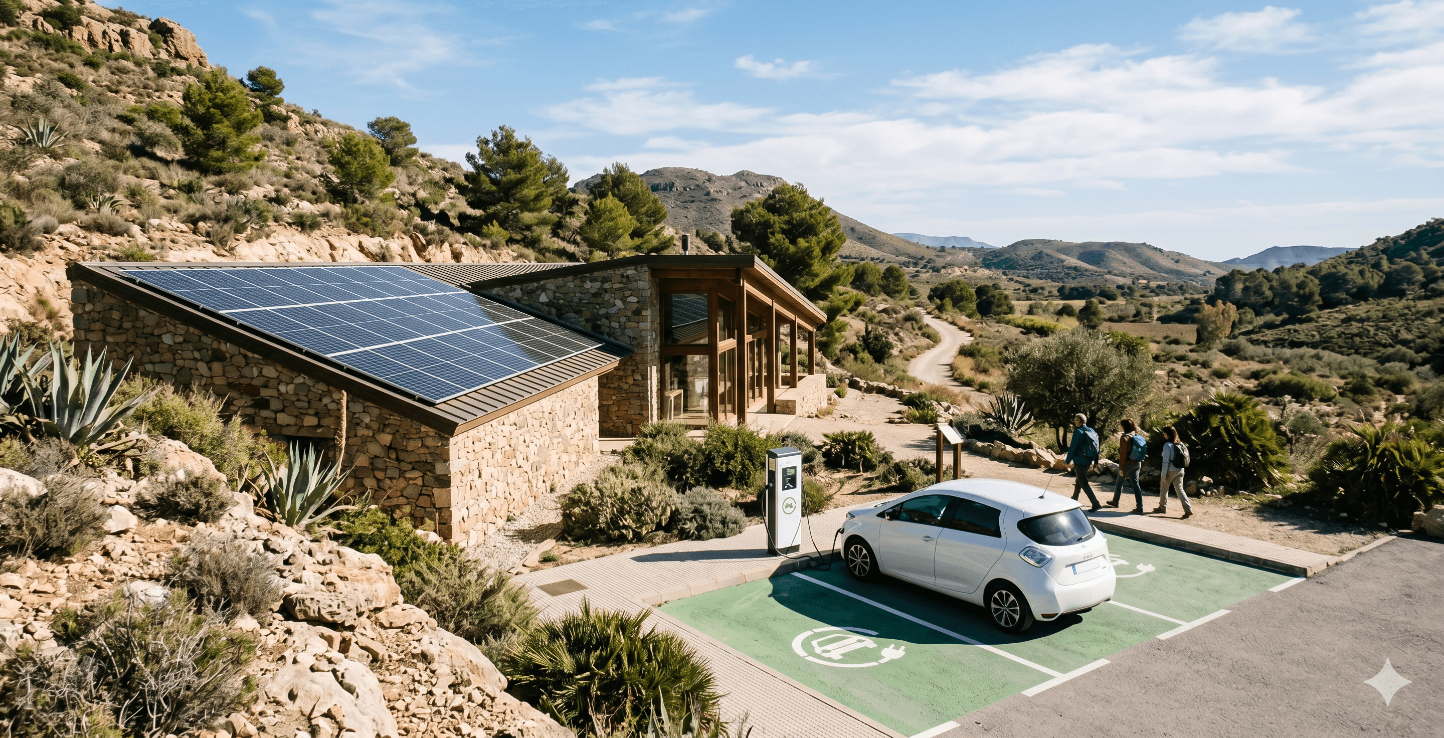 Solar self-consumption and electric mobility: keys to promoting sustainability in natural spaces
